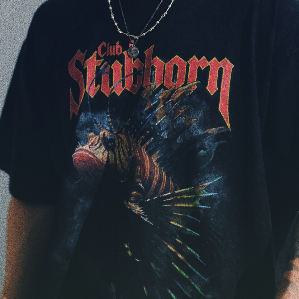 獅子魚圖Tee Metal Lion Fish Tee