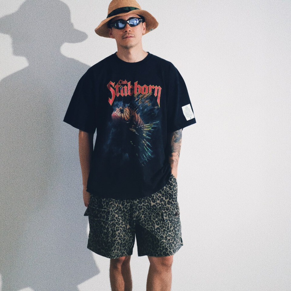 獅子魚圖Tee Metal Lion Fish Tee
