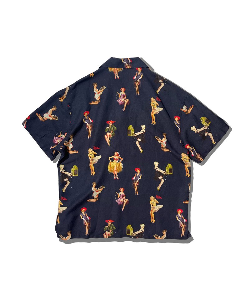 復古印花開領襯衫 Souvenir Shirt Zero