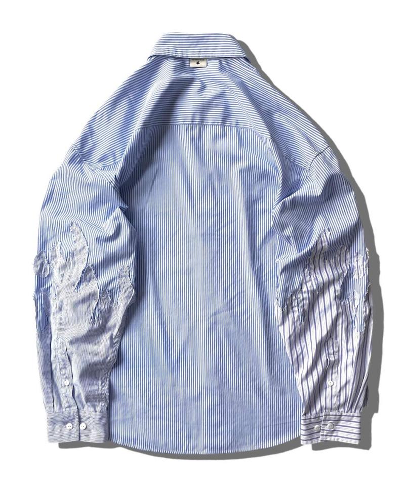 拼接條紋襯衫 The Flame Shirt