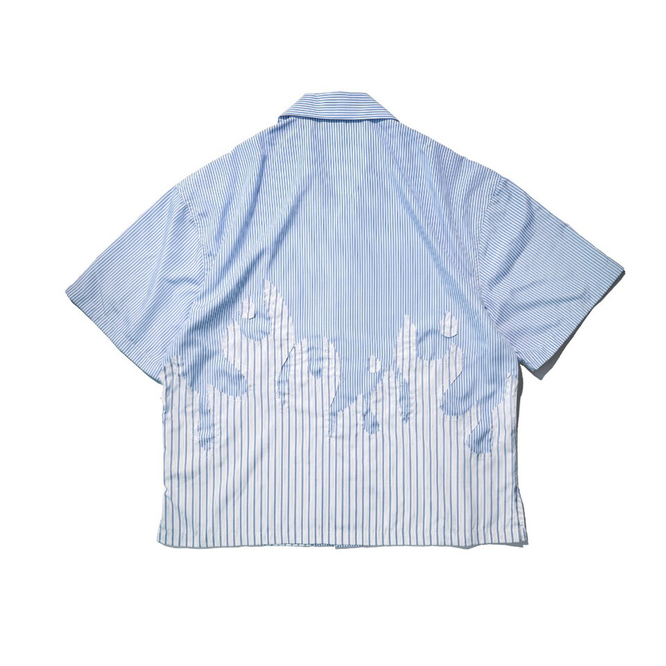 拼接條紋襯衫 The Flame SS Shirt