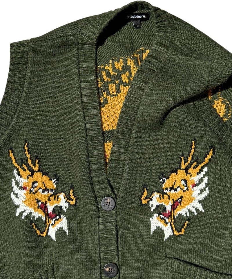 CSB0513-252 龍圖針織背心 Souvenir Knitted Vest