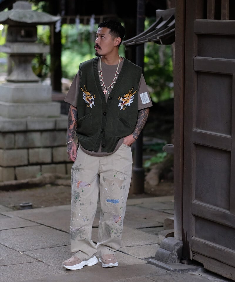 CSB0513-252 龍圖針織背心 Souvenir Knitted Vest