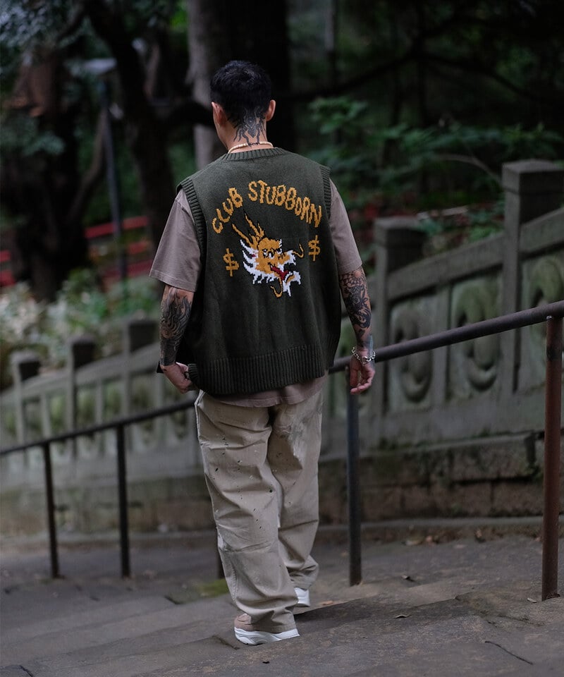 CSB0513-252 龍圖針織背心 Souvenir Knitted Vest