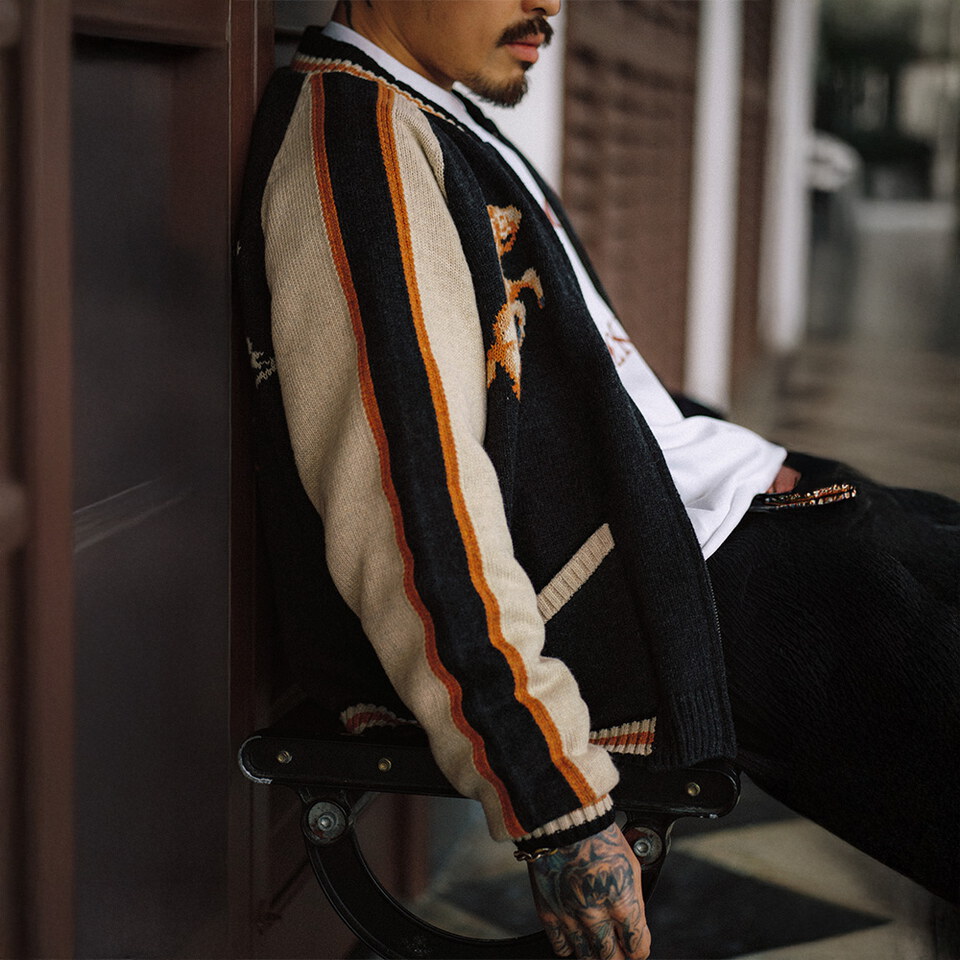 CSB1121-261 橫須賀風針織外套 Souvenir Knitted Jacket