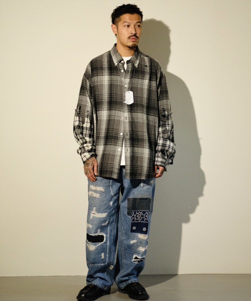 CSB1415-242 軍風牛仔褲 Digital Airforce Painter Pants