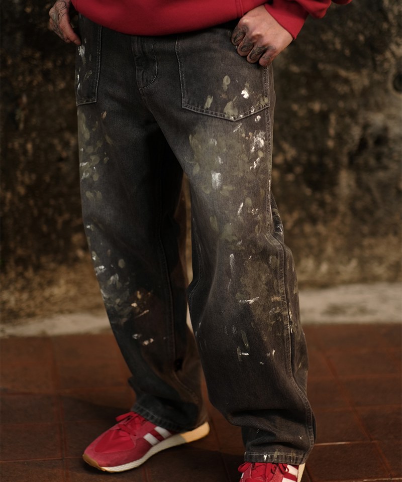 CSB1637-242 軍裝牛仔長褲 The Army Worker Pants