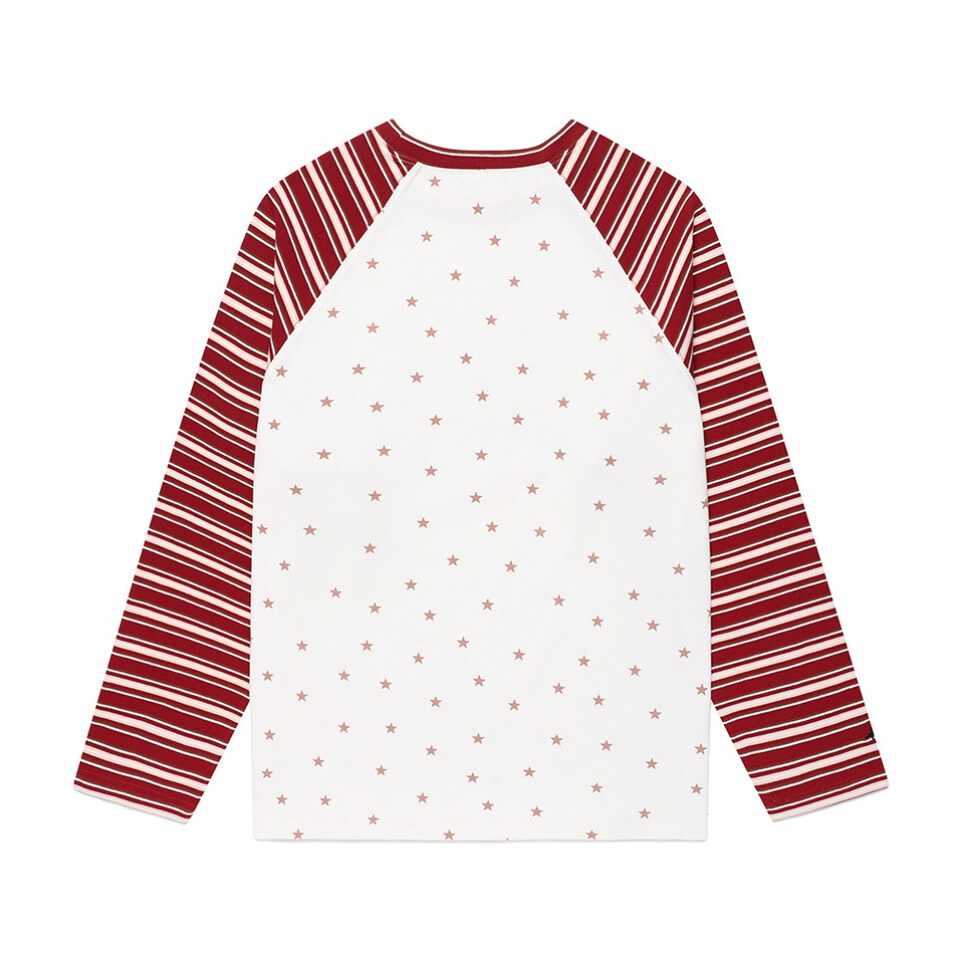 條紋星星長TEE STRIPED STAR RAGLAN LS TEE