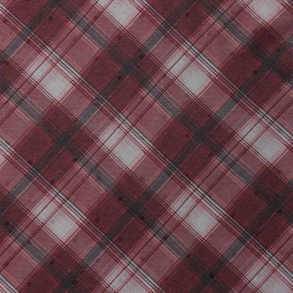 格紋層次長袖TEE SHEER CHECK LAYERED LS TEE