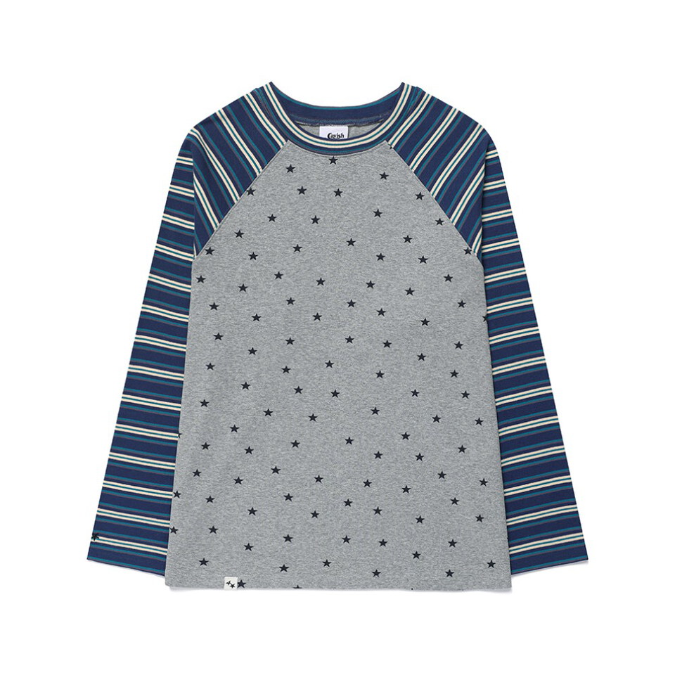 CVS0106-262 條紋星星長TEE STRIPED STAR RAGLAN LS TEE