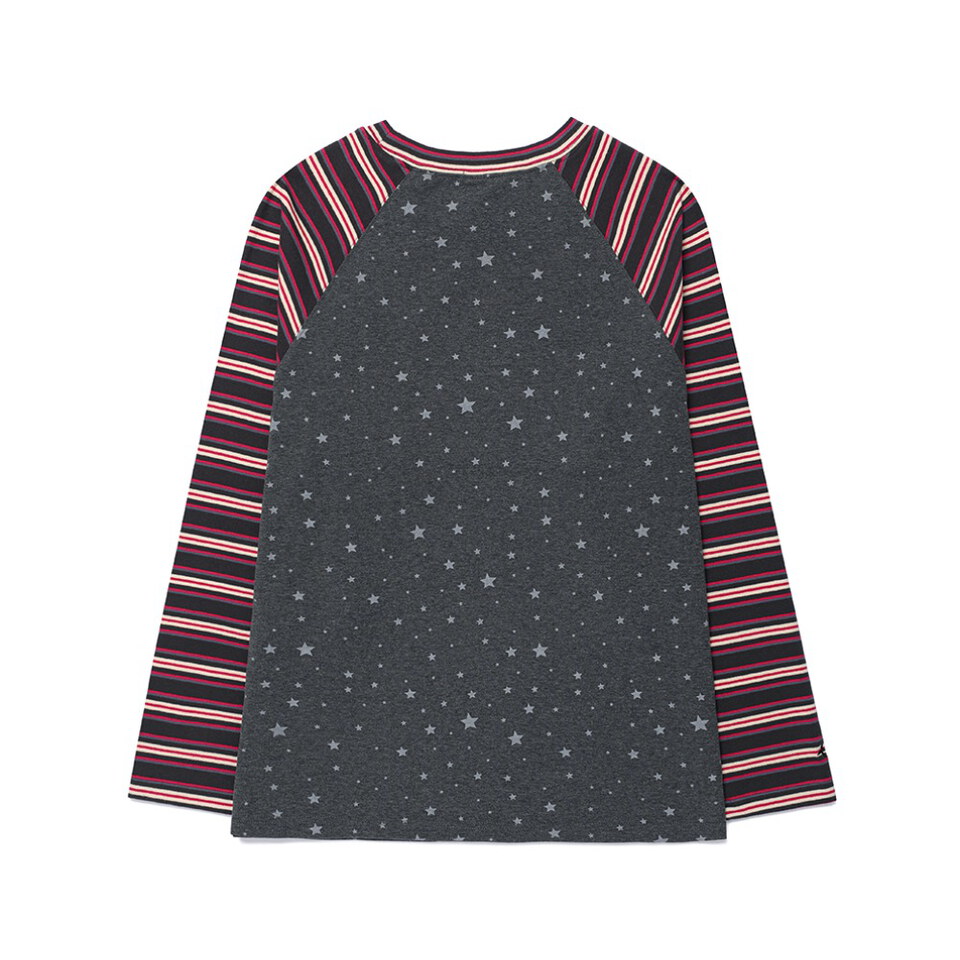 CVS0106-262 條紋星星長TEE STRIPED STAR RAGLAN LS TEE