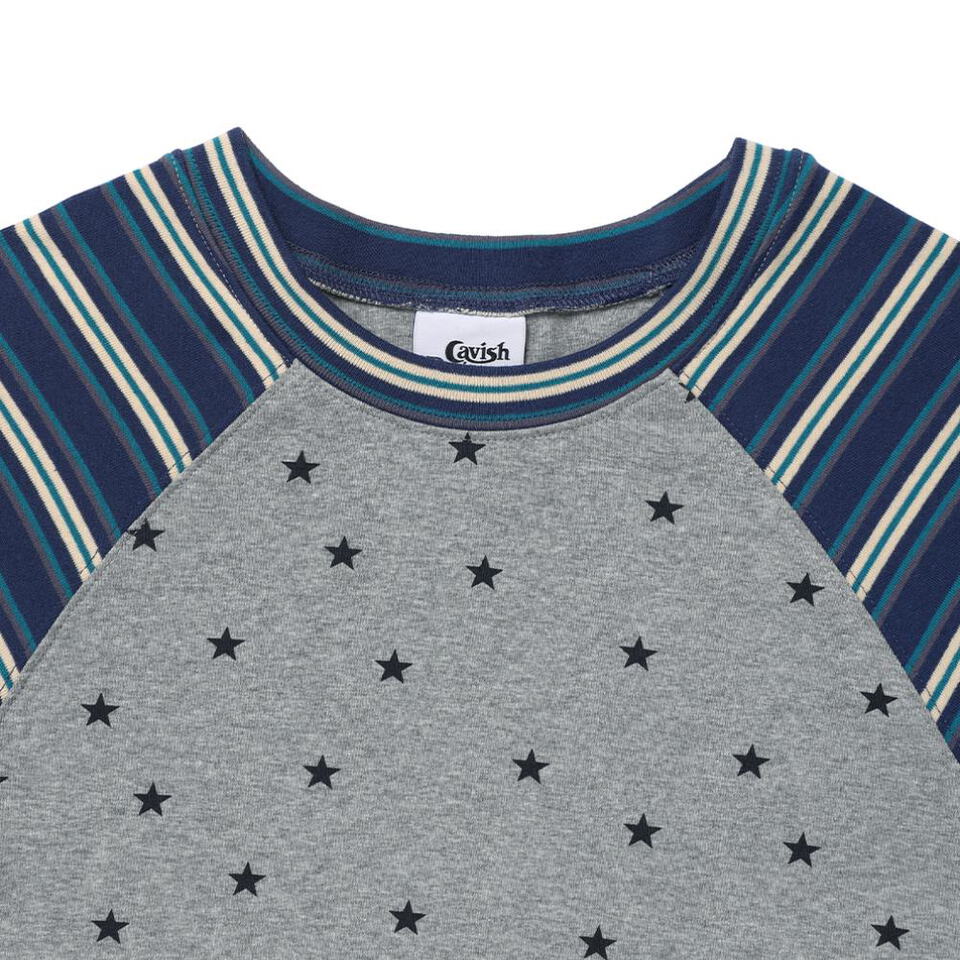 CVS0106-262 條紋星星長TEE STRIPED STAR RAGLAN LS TEE