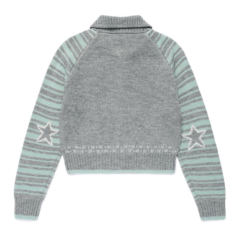 CVS0601-262 雙拉鏈針織外套 CATS BUTTON ZIP UP CARDIGAN