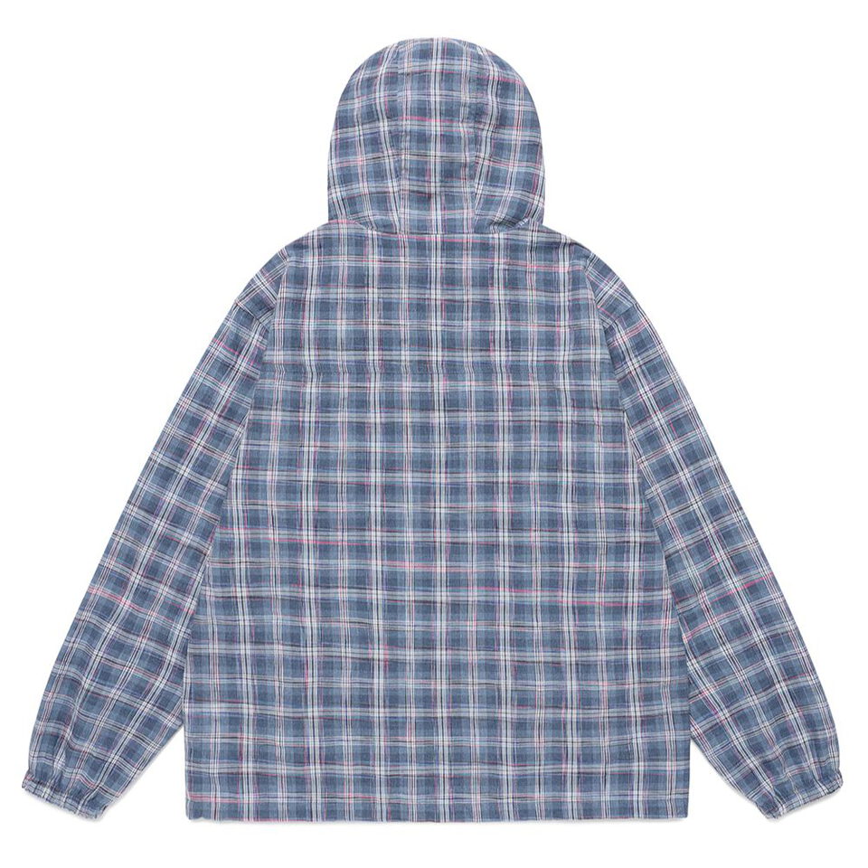 連帽風衣外套 HOODED CHECK WIND BREAKER