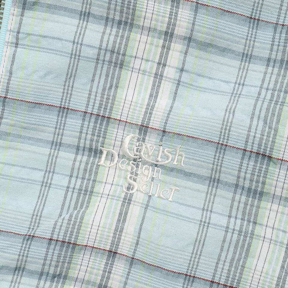 連帽風衣外套 HOODED CHECK WIND BREAKER