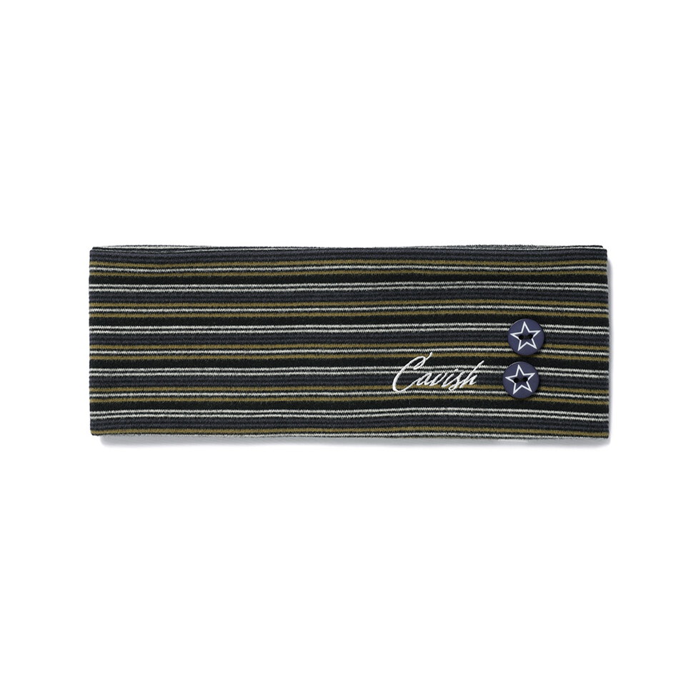條紋髮帶 MULTI STRIPED BUTTON HAIR BAND