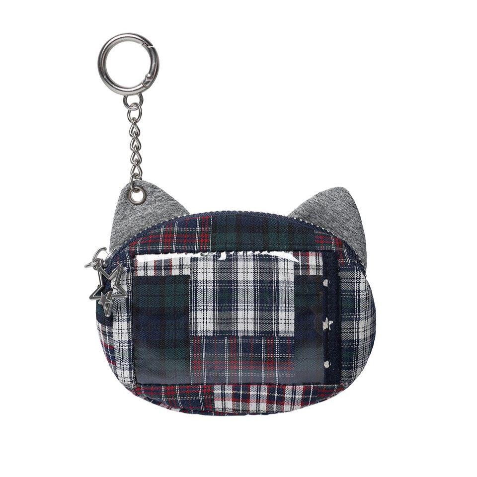 CVS3001-262 貓咪鑰匙零錢包 CAT CHECK POUCH KEYRING