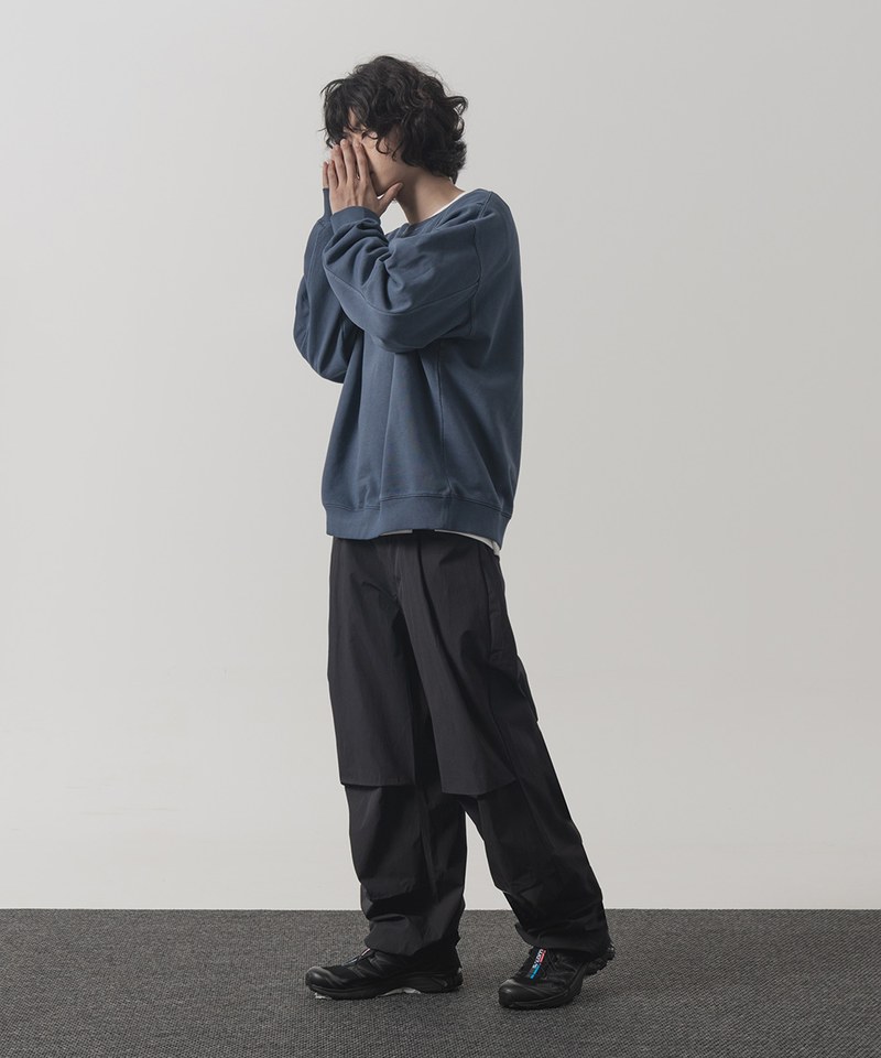 圓領大學Tee HORIZON PIGMENT DYING SWEAT T-SHIRT