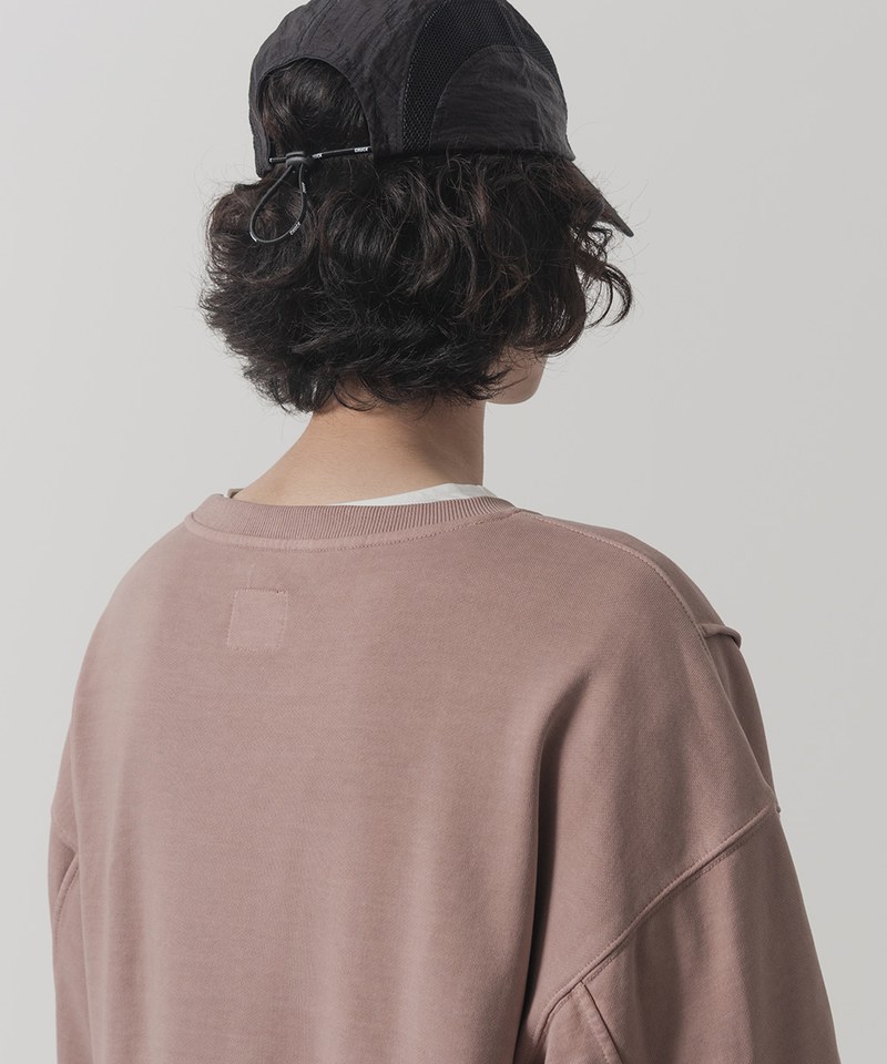 圓領大學Tee HORIZON PIGMENT DYING SWEAT T-SHIRT