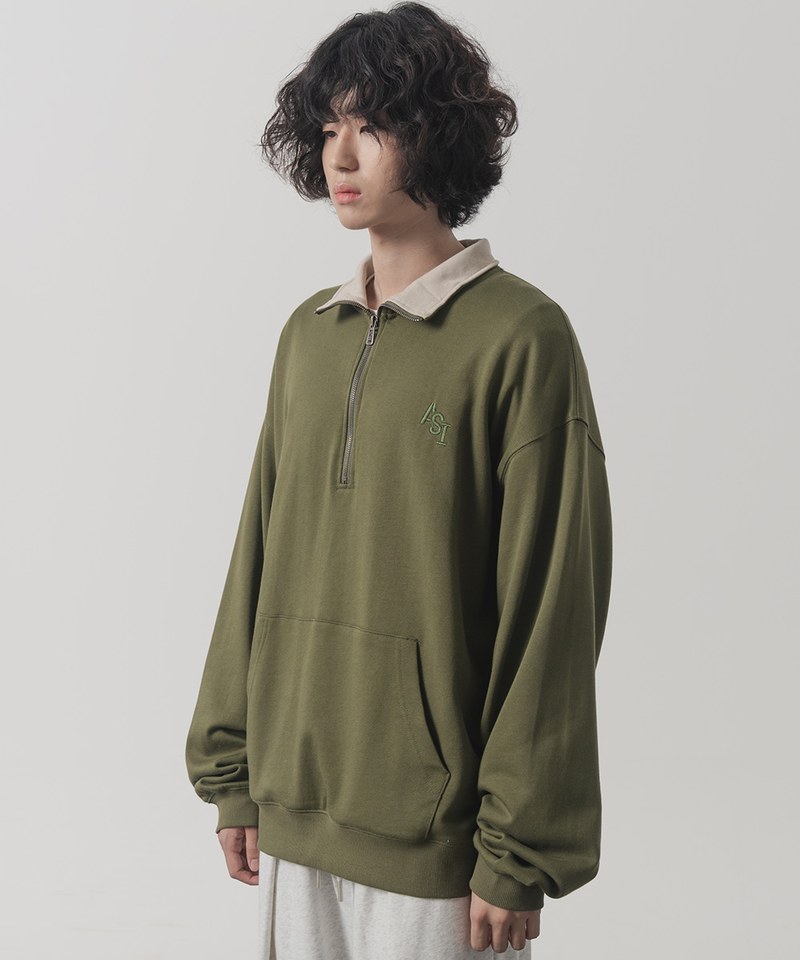 套頭上衣 ASI HALF ZIP_UP PULLOVER
