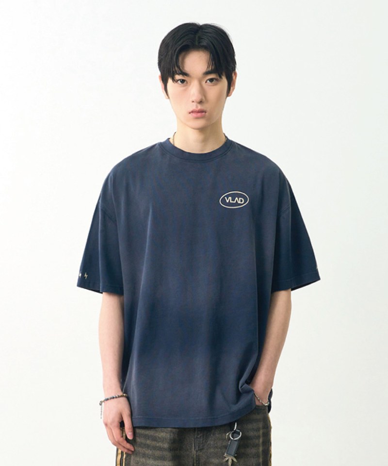 DMB0007-251 水洗短袖T恤 SMALL LOGO FADE WASHING HALF T-SHIRT