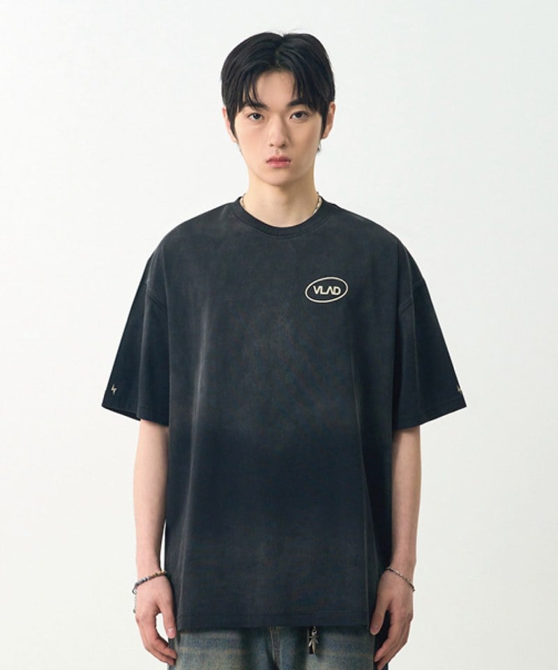 水洗短袖T恤 SMALL LOGO FADE WASHING HALF T-SHIRT