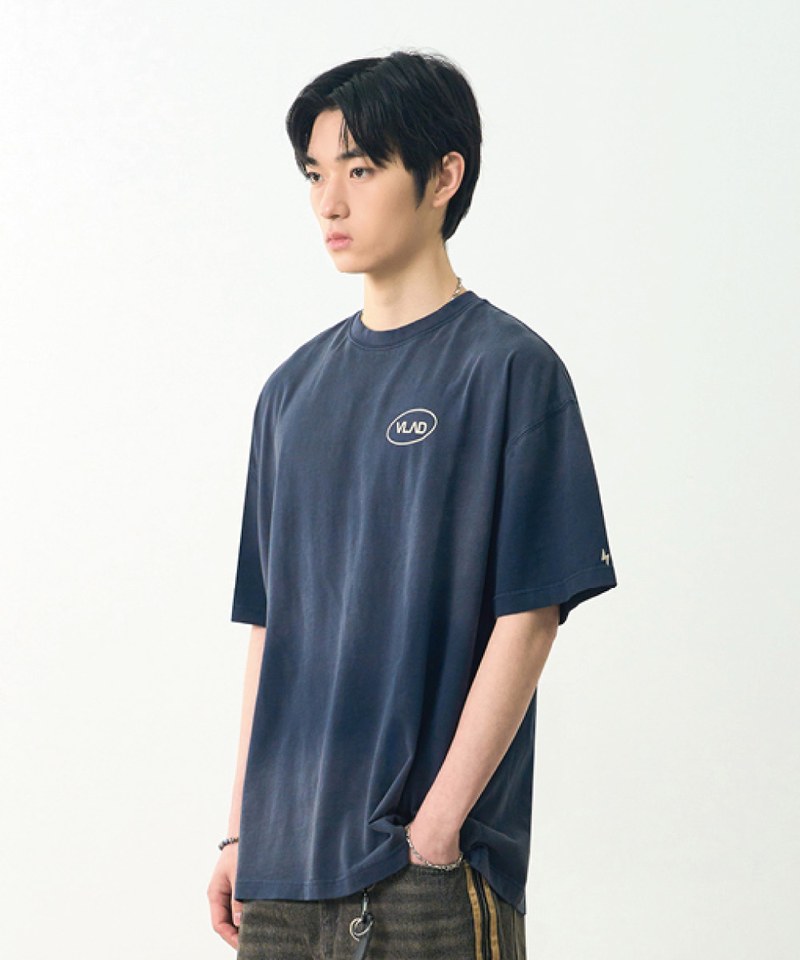 DMB0007-251 水洗短袖T恤 SMALL LOGO FADE WASHING HALF T-SHIRT