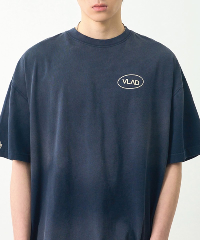 DMB0007-251 水洗短袖T恤 SMALL LOGO FADE WASHING HALF T-SHIRT