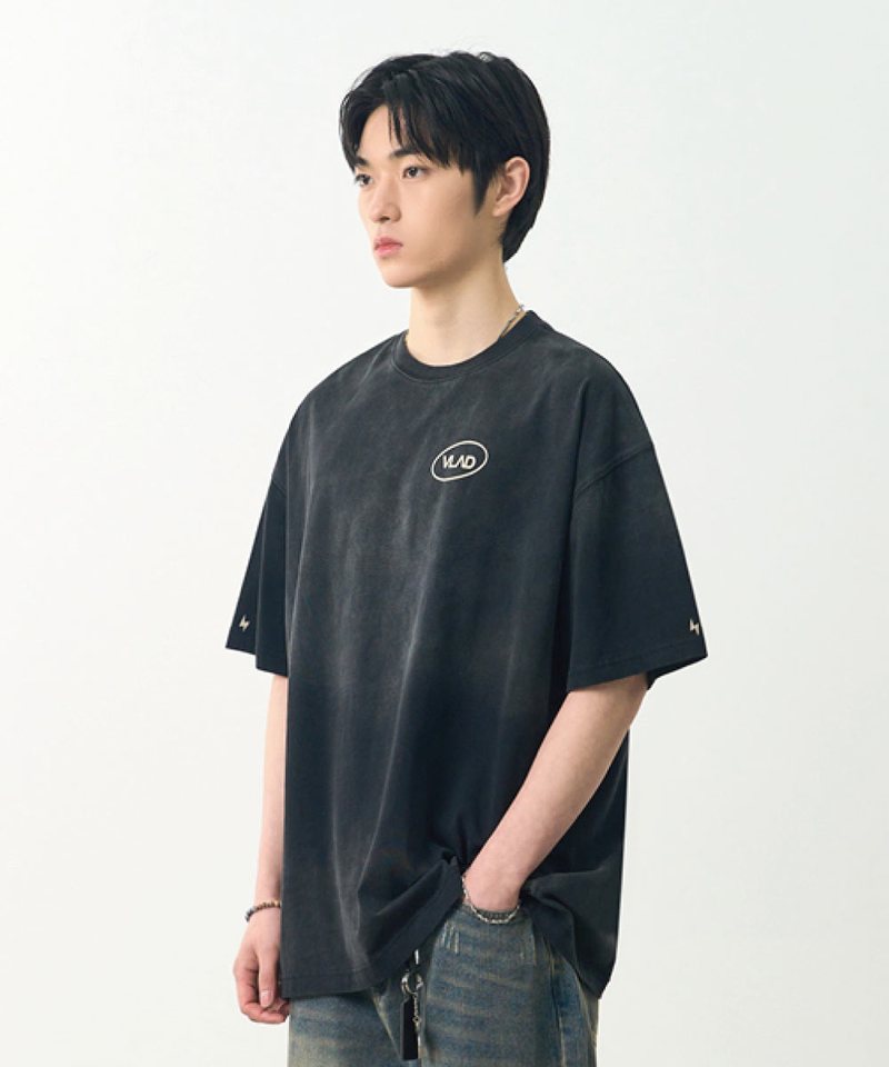 DMB0007-251 水洗短袖T恤 SMALL LOGO FADE WASHING HALF T-SHIRT