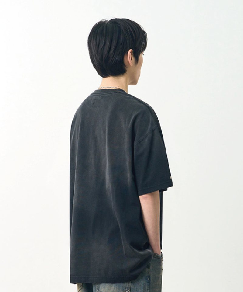 DMB0007-251 水洗短袖T恤 SMALL LOGO FADE WASHING HALF T-SHIRT