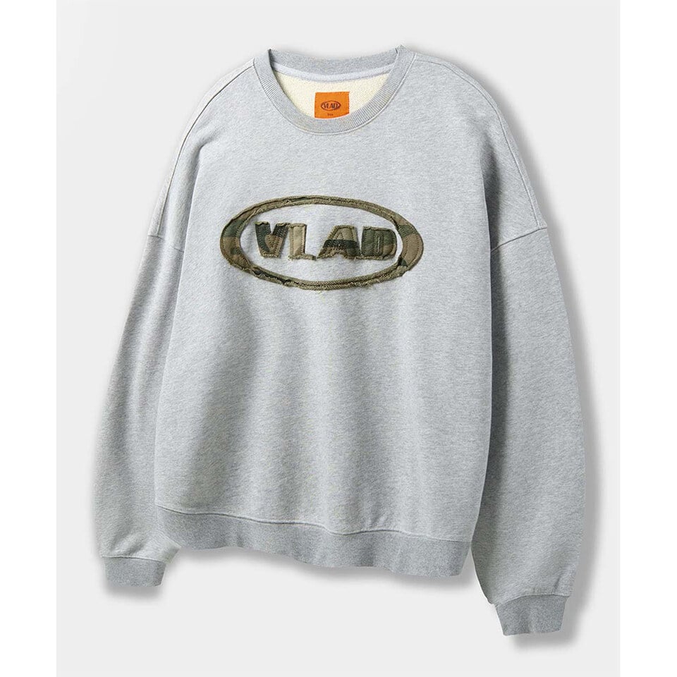 DMB0010-252 大學TEE  VLAD CUT-OFF APPLIQUE SWEAT SHIRT