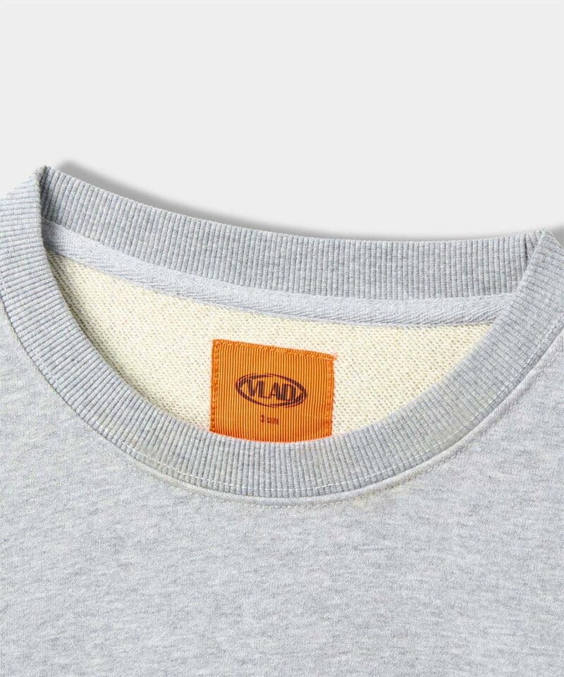 DMB0010-252 大學TEE  VLAD CUT-OFF APPLIQUE SWEAT SHIRT