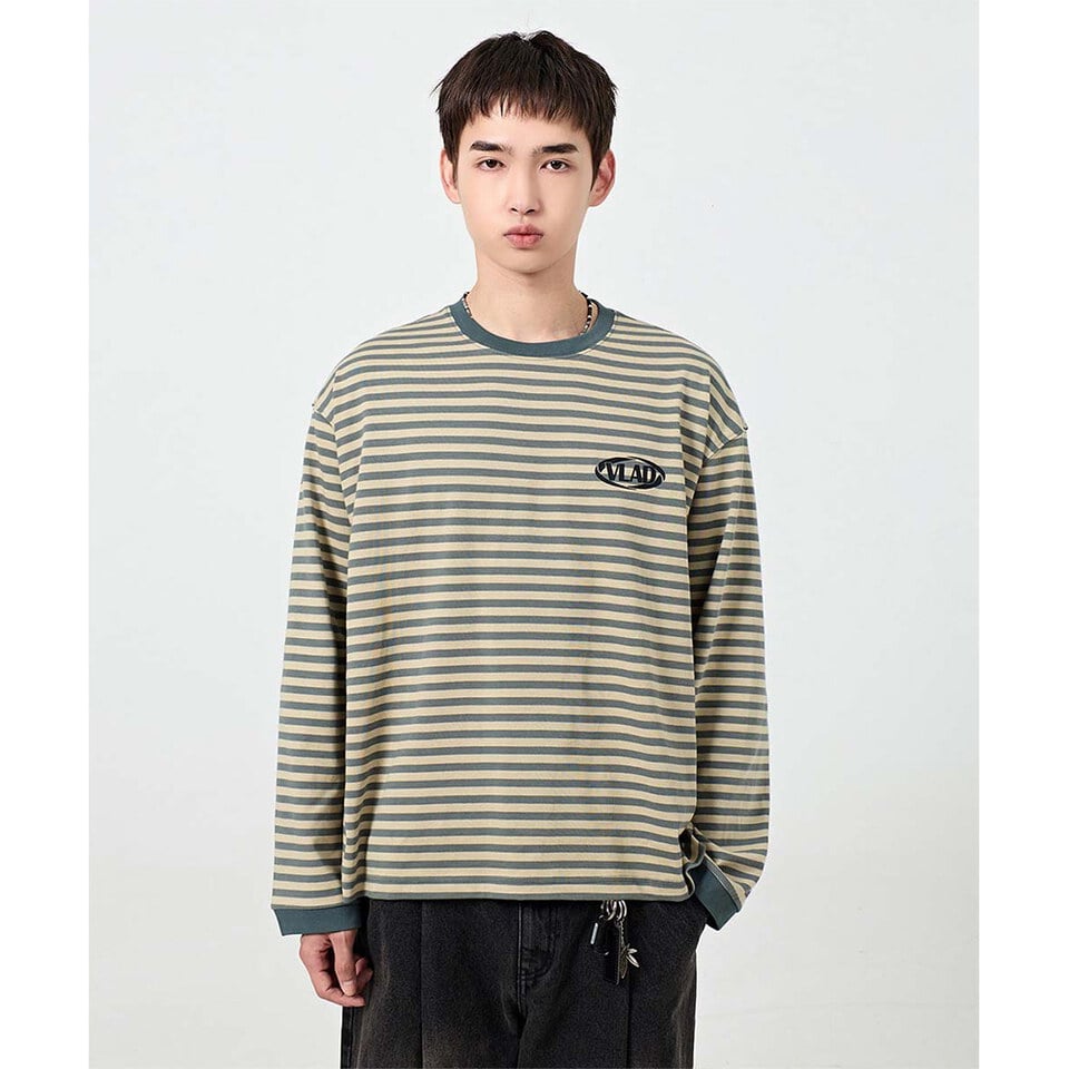 DMB0011-252 條紋上衣 LAYERING STRIPE LONG SLEEVE T-SHIRT