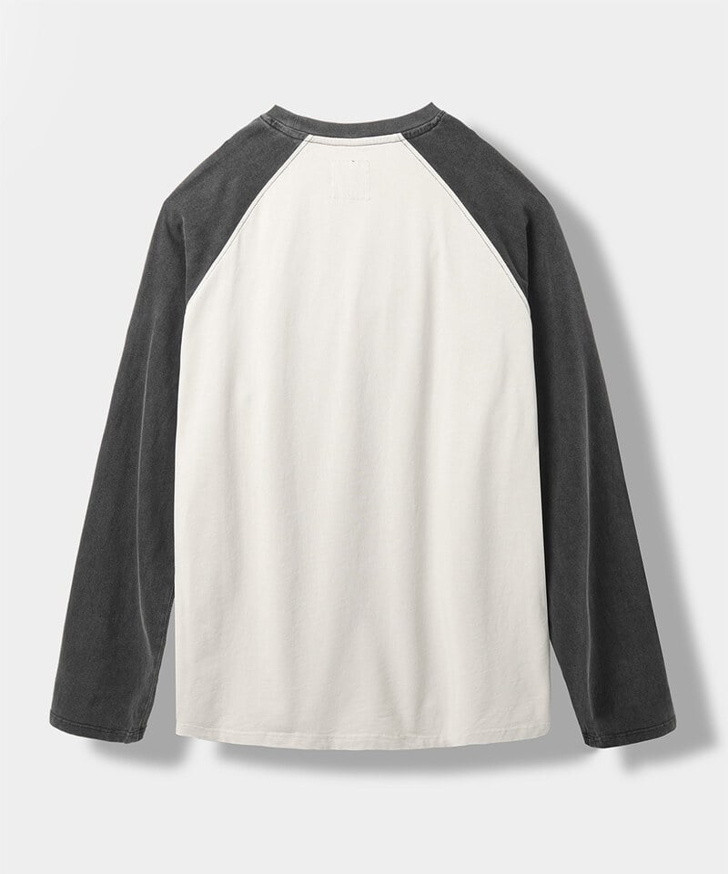 DMB0012-252 圖像上衣 RAGLAN COLOR BLOCK PIGMENT ARTWORK T-SHIRT