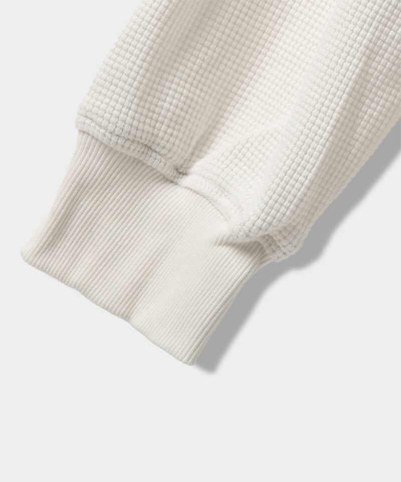 DMB0014-252 連帽亨利領上衣 WAFFLE HENLEY NECK HOODED T-SHIRT