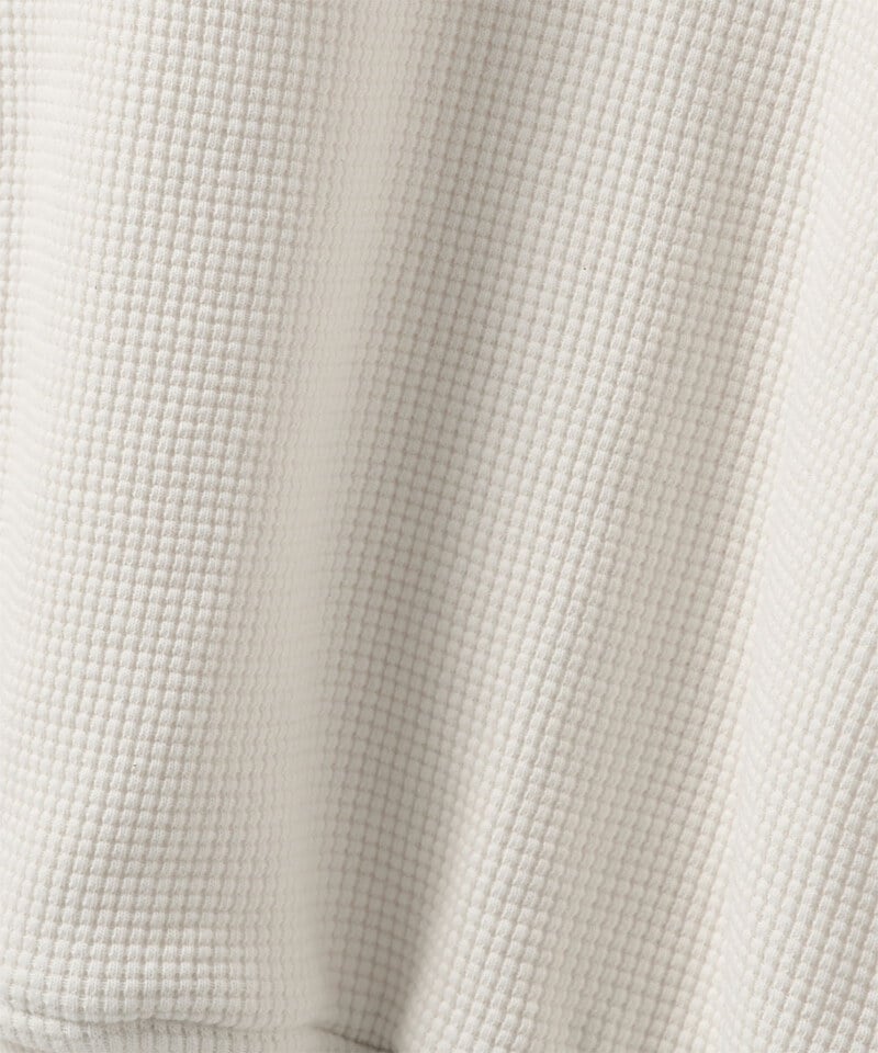 DMB0014-252 連帽亨利領上衣 WAFFLE HENLEY NECK HOODED T-SHIRT