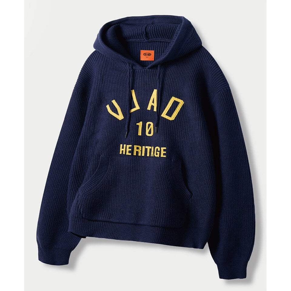DMB0017-252 連帽上衣 VLAD APPLIQUE LOGO KNIT HOODED T-SHIRT