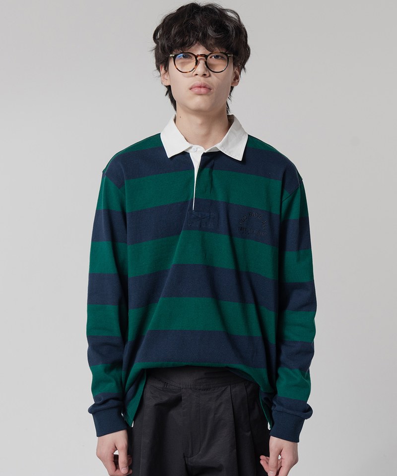 條紋橄欖球衫 STRIPE RUGBY SHIRT