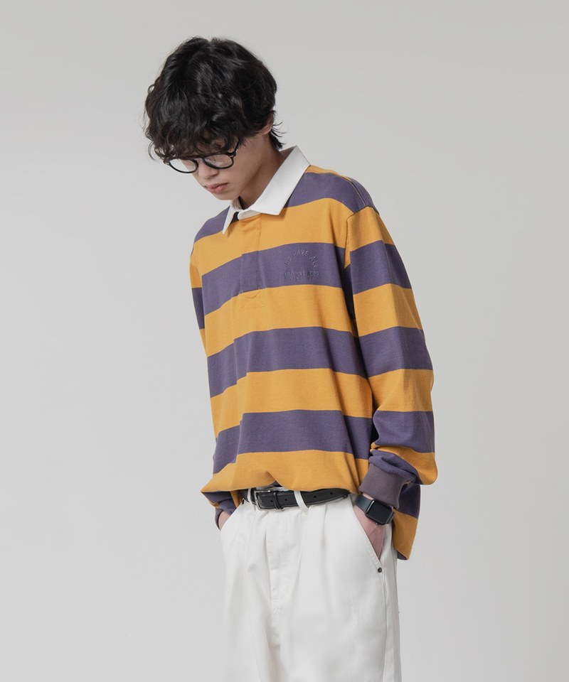 條紋橄欖球衫 STRIPE RUGBY SHIRT