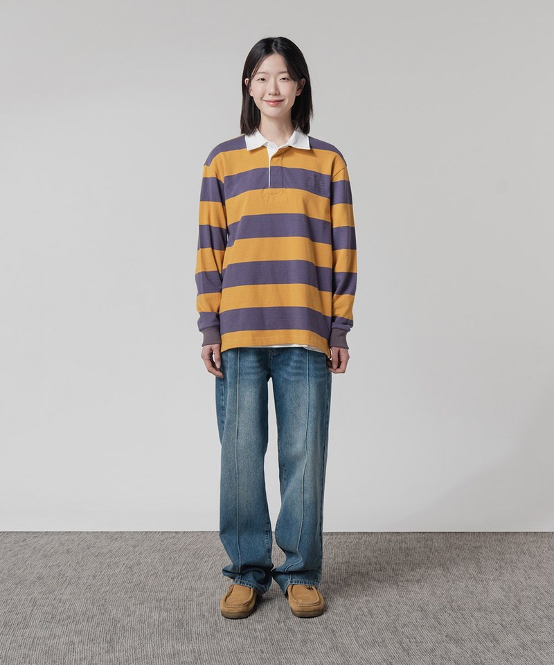 條紋橄欖球衫 STRIPE RUGBY SHIRT