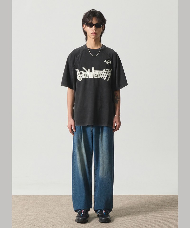 印花短袖上衣 PIGMENT RAGLAN IDENTITY HALF T-SHIRT