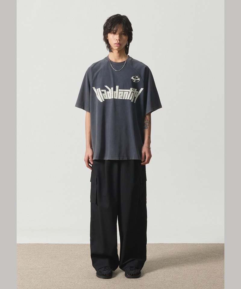 印花短袖上衣 PIGMENT RAGLAN IDENTITY HALF T-SHIRT