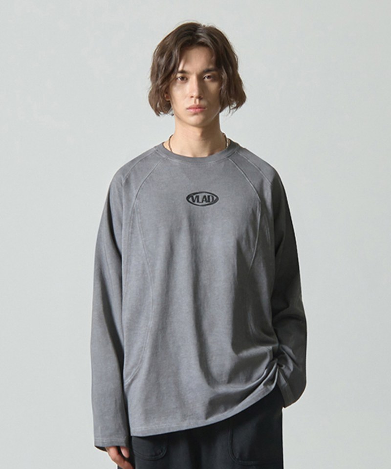 DMB0107-242 長袖上衣 VLAD PIGMENT SLASH LONG SLEEVE T-SHIRT