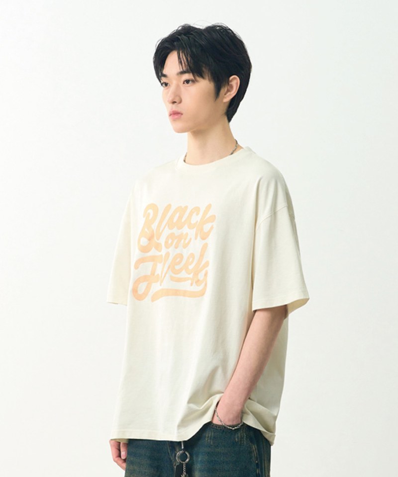 DMB0111-251 水洗印花上衣 BOF GRAPHIC WASHED HALF T-SHIRT