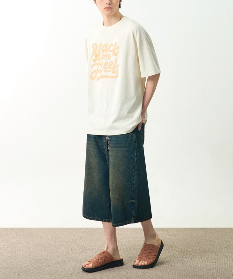 DMB0111-251 水洗印花上衣 BOF GRAPHIC WASHED HALF T-SHIRT