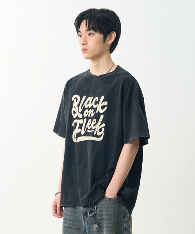 DMB0111-251 水洗印花上衣 BOF GRAPHIC WASHED HALF T-SHIRT