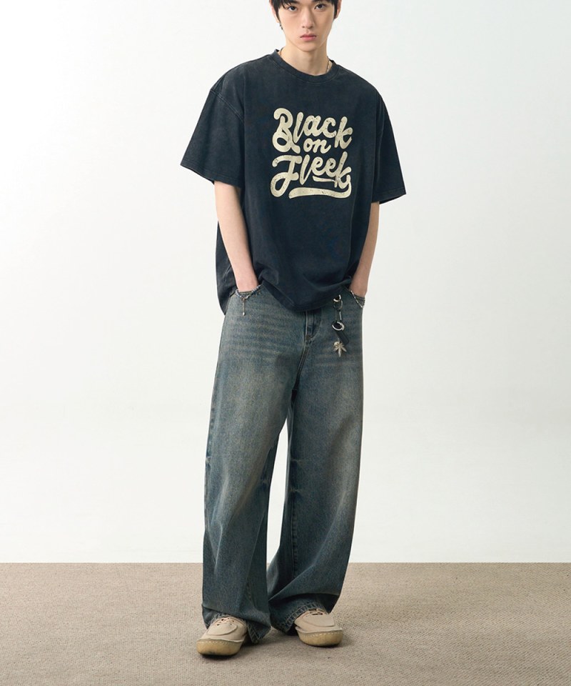 DMB0111-251 水洗印花上衣 BOF GRAPHIC WASHED HALF T-SHIRT