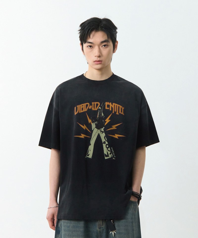 DMB0113-251 印花上衣 VLAD PIGMENT ZEPPELIN HALF T-SHIRT