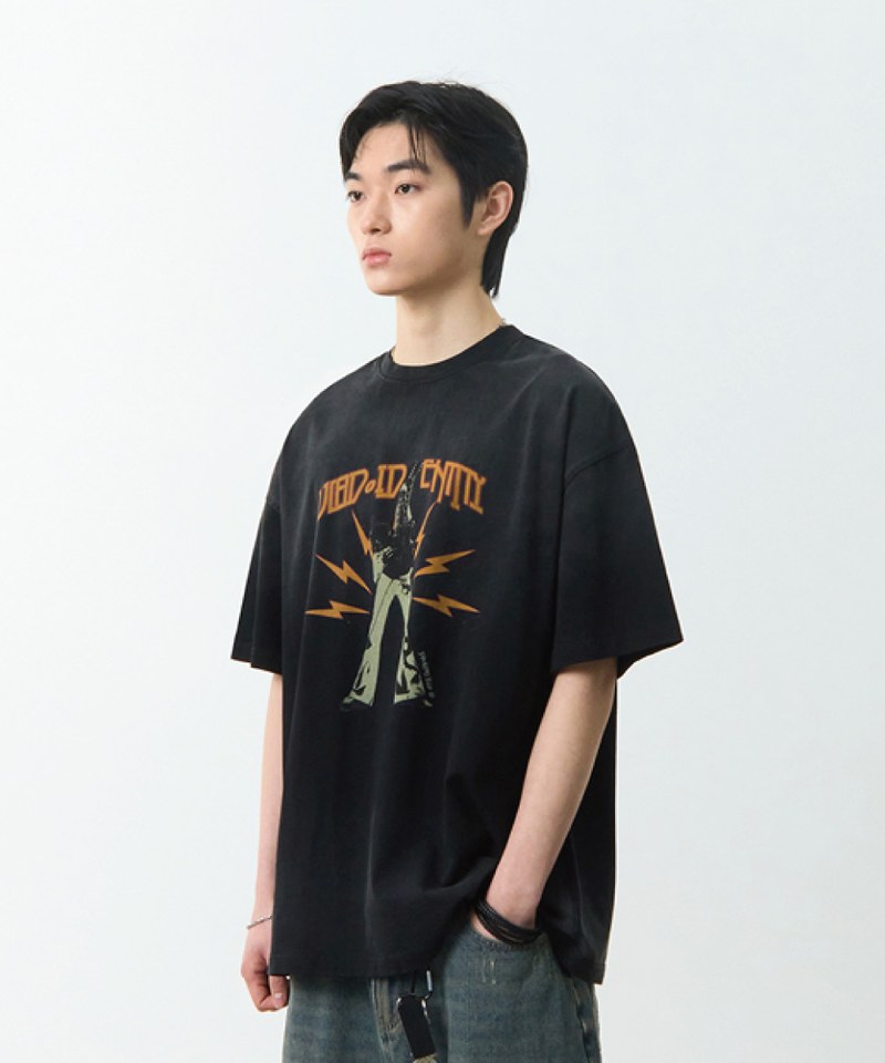 DMB0113-251 印花上衣 VLAD PIGMENT ZEPPELIN HALF T-SHIRT
