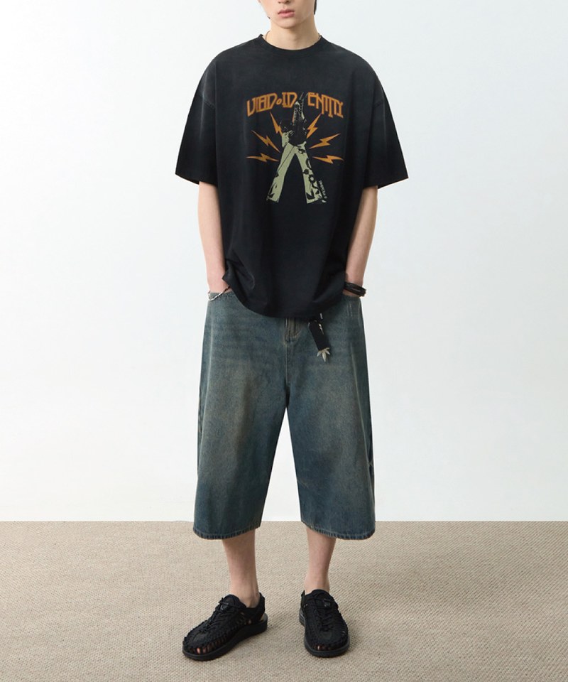 DMB0113-251 印花上衣 VLAD PIGMENT ZEPPELIN HALF T-SHIRT